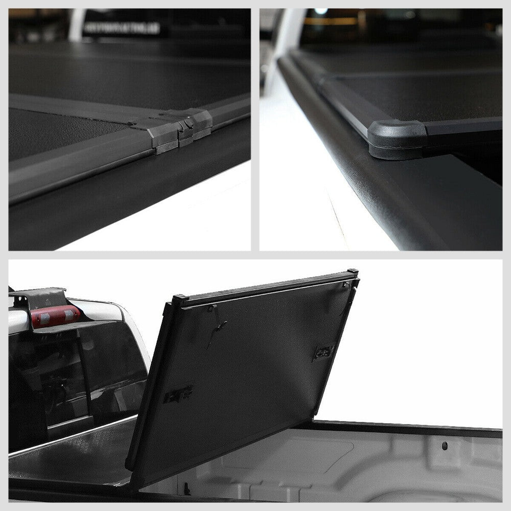 [Hard Tri 3-Fold] Pickup Truck Bed Tonneau Cover 07-21 Toyota Tundra 6.5' Bed