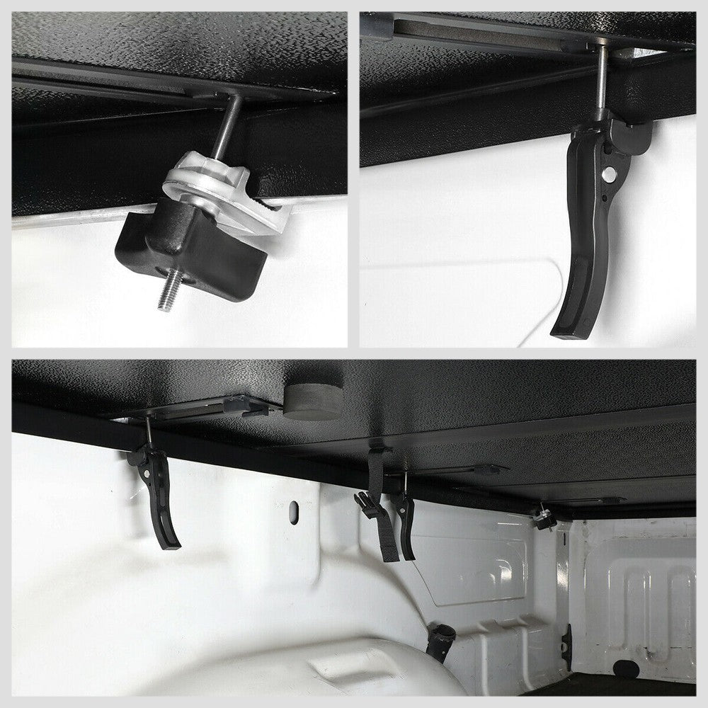 [Hard Tri 3-Fold] Pickup Truck Bed Tonneau Cover 16+ Toyota Tacoma N300 5' Bed