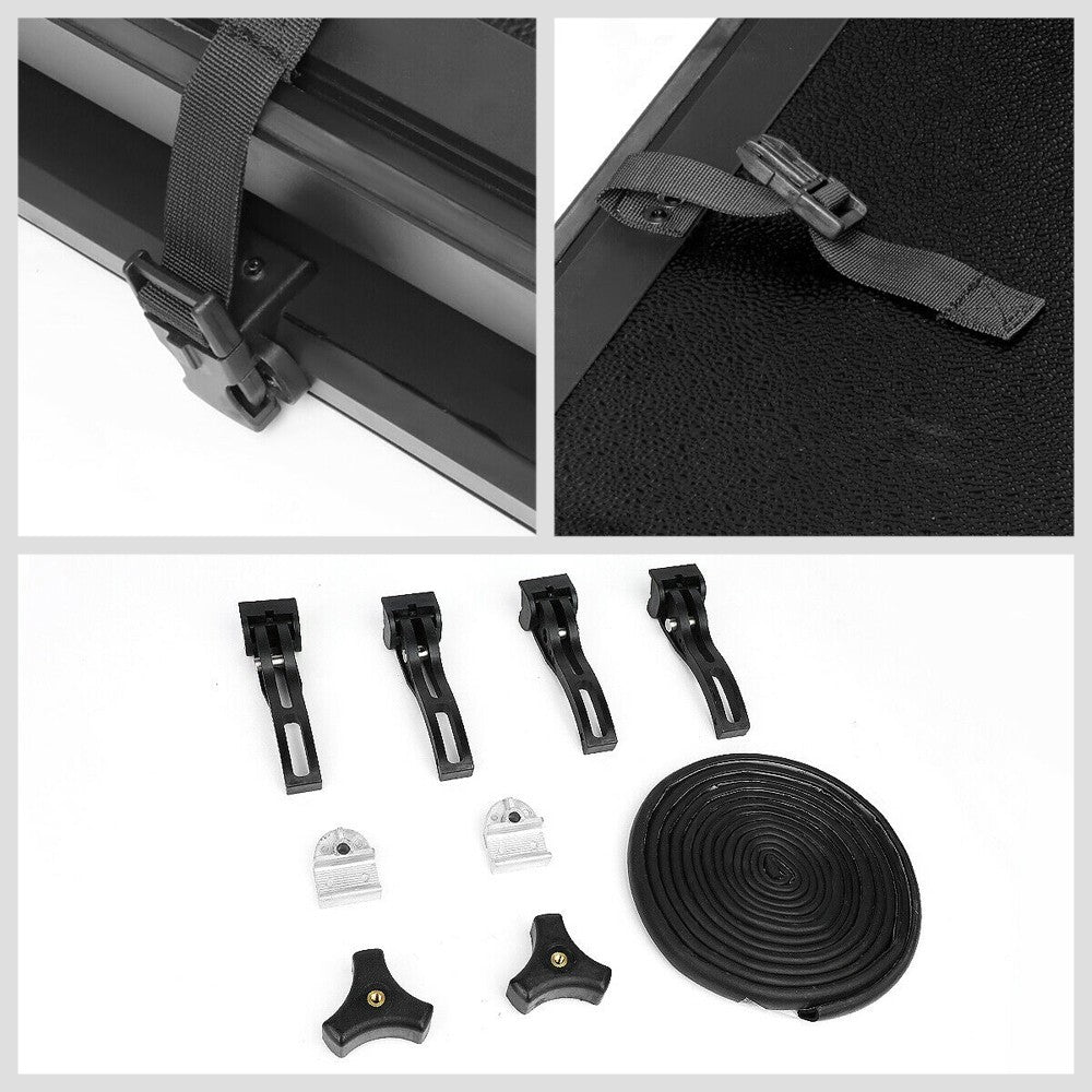 [Hard Tri 3-Fold] Pickup Truck Bed Tonneau Cover 07-21 Toyota Tundra 6.5' Bed