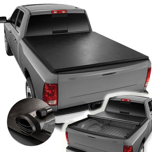 Black Soft Roll-Up Pickup Truck Bed Tonneau Cover 05-15 Tacoma 6' Bed BFCCOVC-ROLL-052