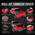 [Soft Roll-Up] Black Pickup Truck Bed Tonneau Cover 05-15 Toyota Tacoma 5' Bed