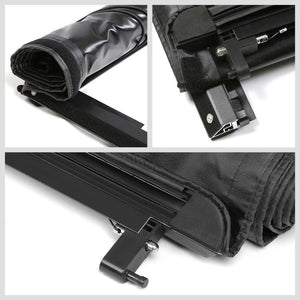 [Soft Roll-Up] Black Pickup Truck Bed Tonneau Cover 15-21 Ford F-150 5.5' Bed