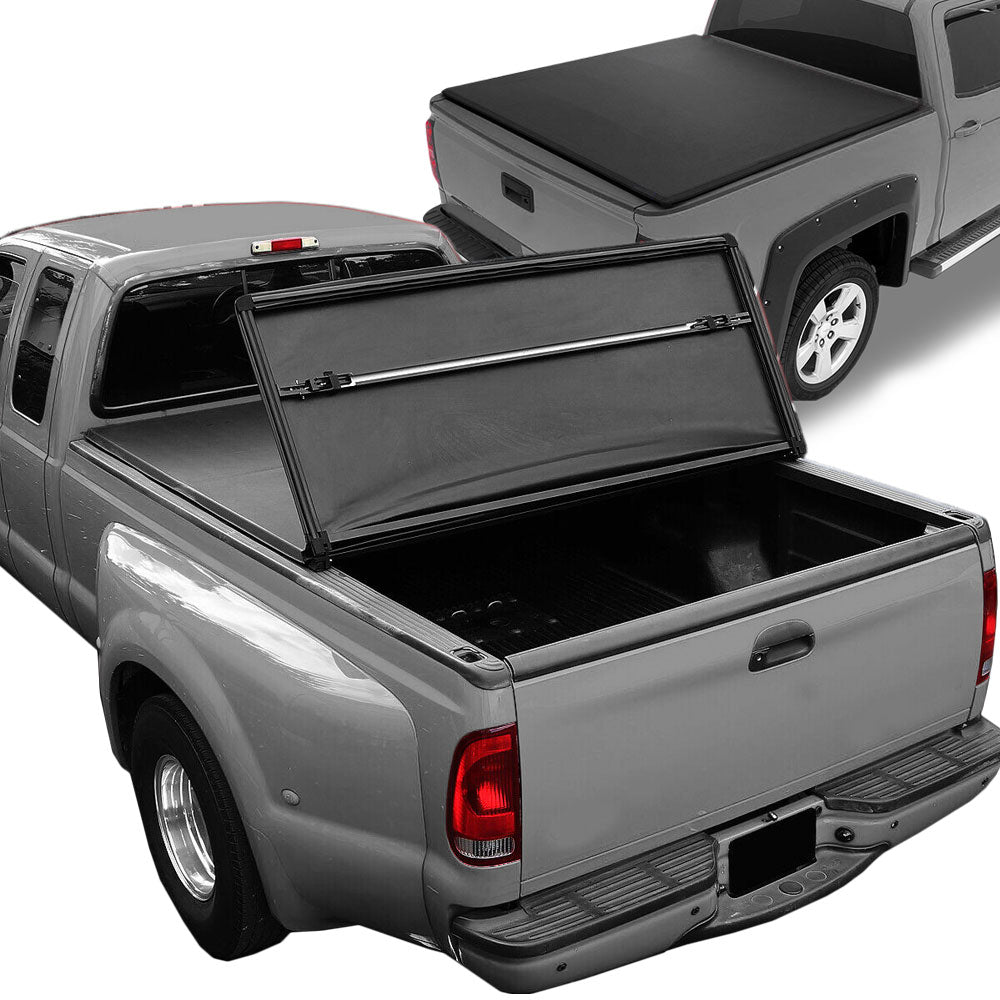 [Soft Vinyl Tri 3-Fold] Truck Bed Tonneau Cover 93-04 Ranger 6' Flareside Bed
