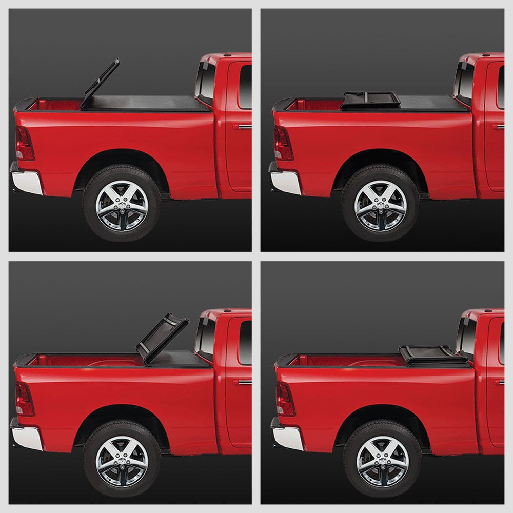 [Soft Vinyl Tri 3-Fold] Truck Bed Tonneau Cover 20+ Jeep Gladiator 5.5' Bed