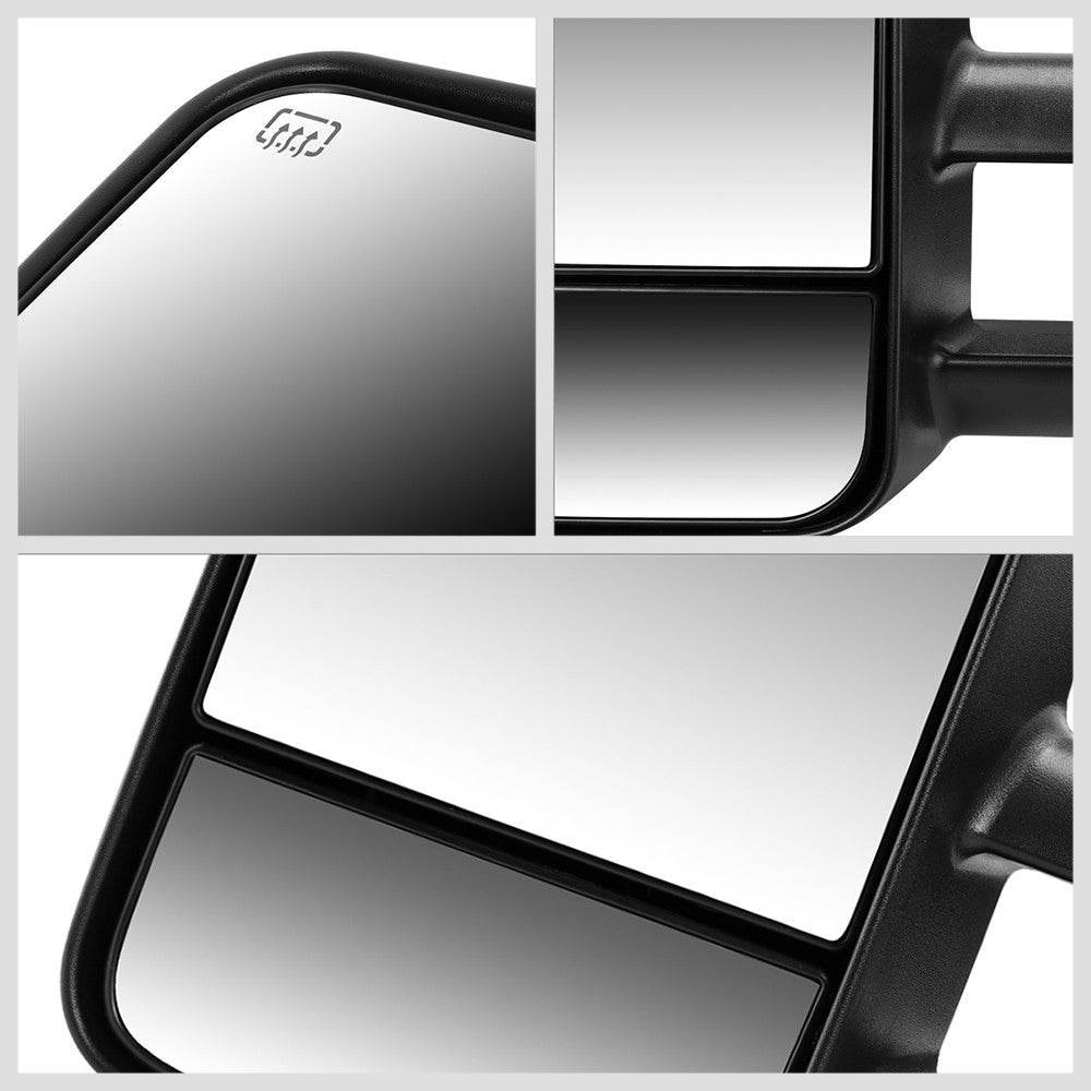 Left/Driver Black Towing Side Mirror Powered Adjustment W/Heated for 03-07 Tahoe