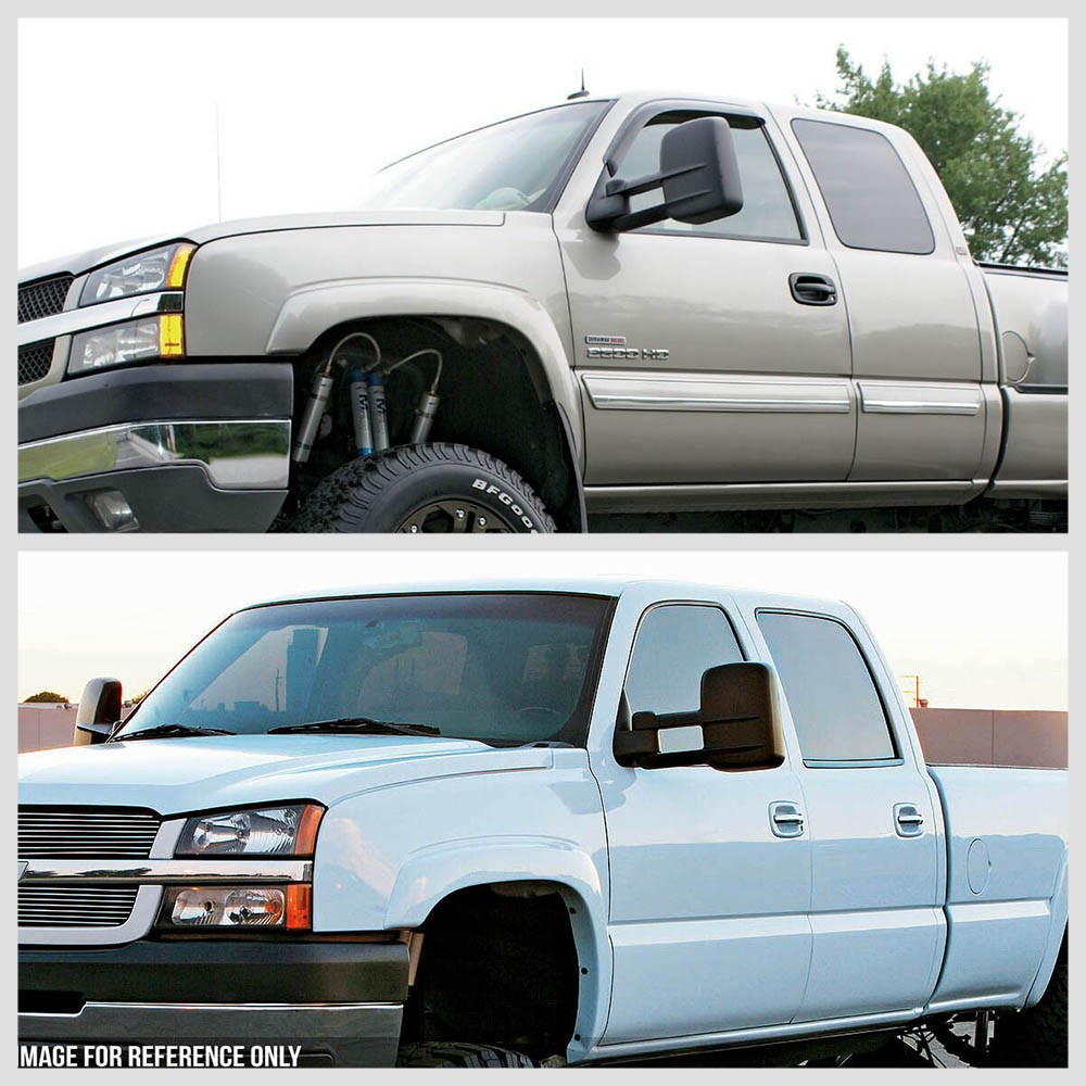 Left/Right Black Towing Side Mirror Powered Adjustment W/Heated for 03-07 Tahoe