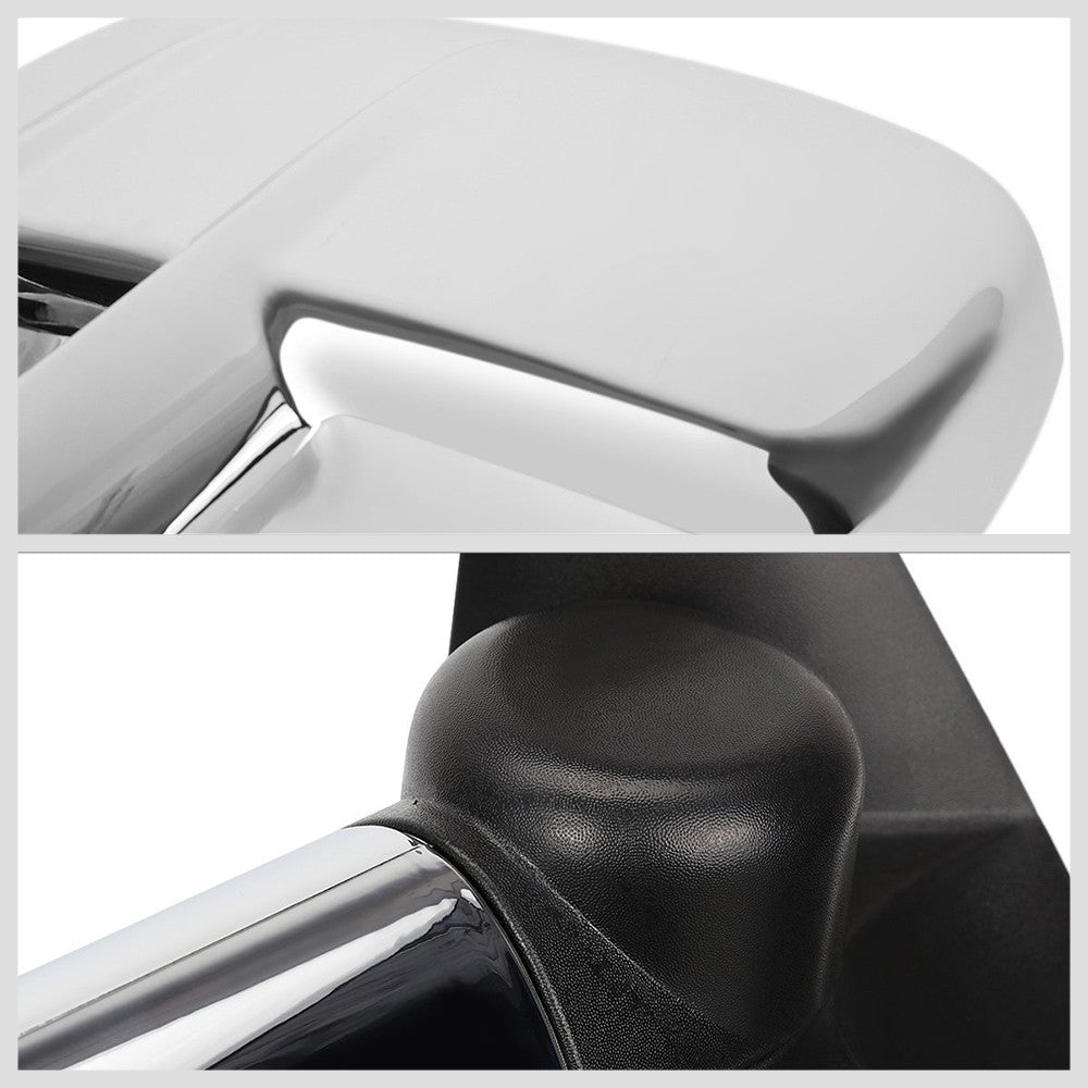 Left/Right Chrome Towing Side Mirror Powered Adjustment W/Heated for 03-07 Tahoe