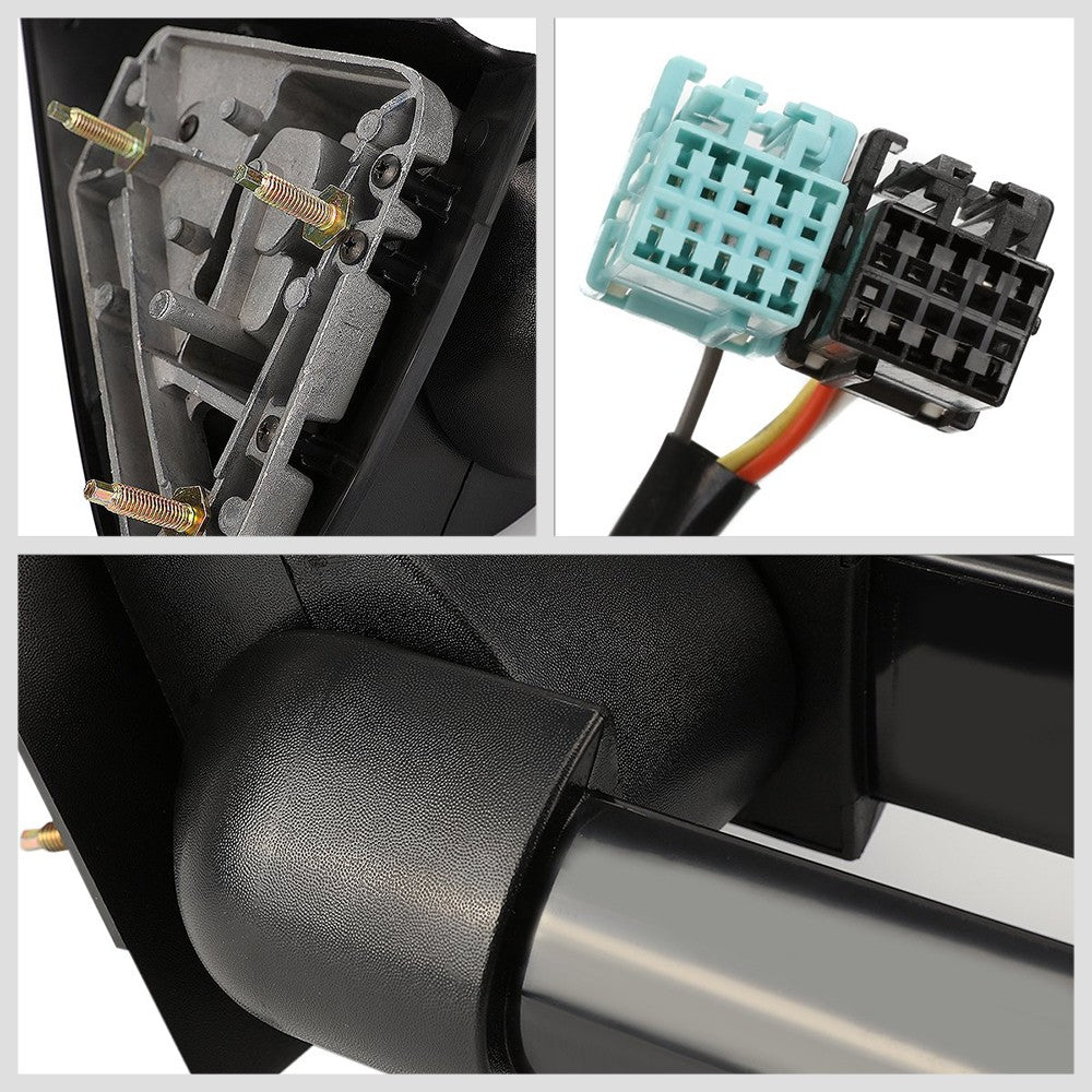 Left/Right Chrome Towing Side Mirror Powered Adjustment W/Heated for 03-07 Tahoe