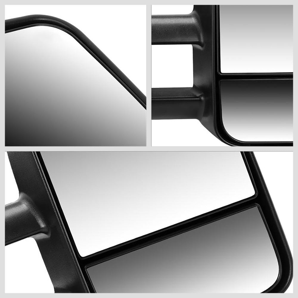Right/Passenger Black Towing Side Mirror Manual Adjustment for 00-06 Tahoe