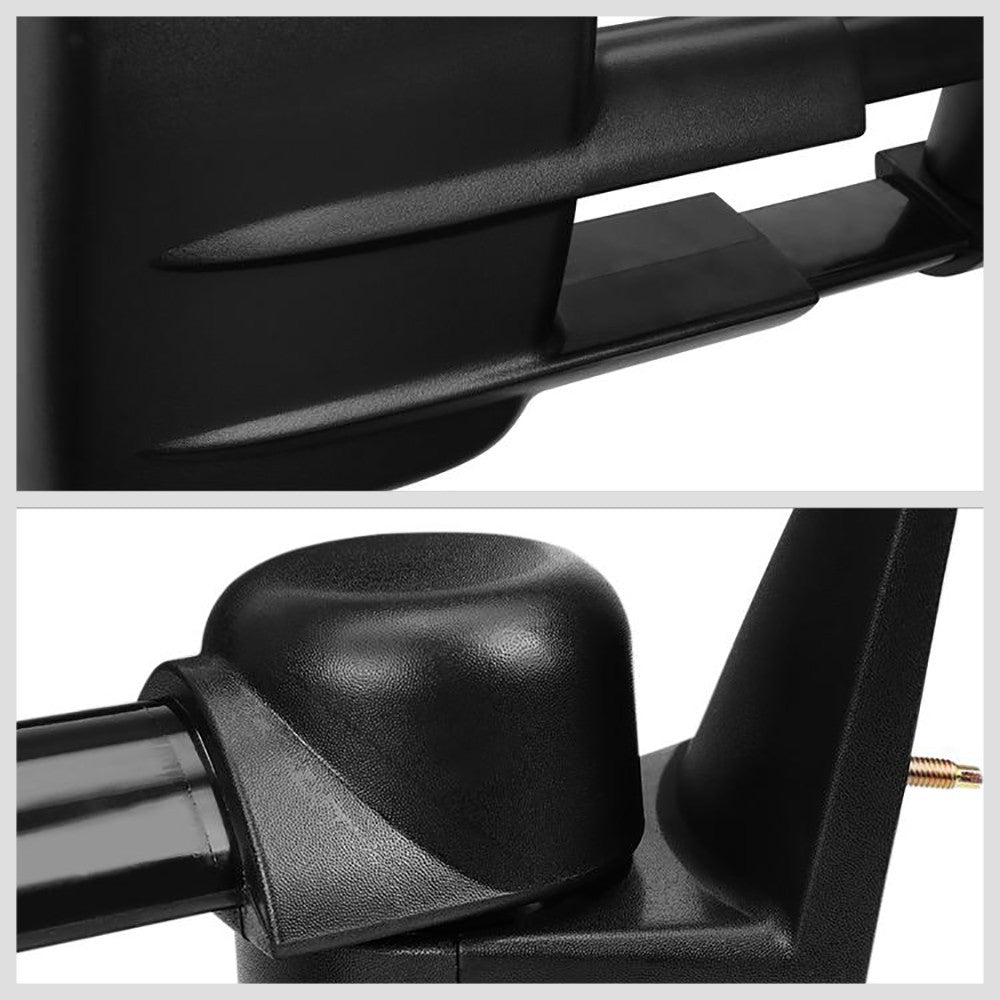 Right/Passenger Black Towing Side Mirror Manual Adjustment for 00-06 Tahoe