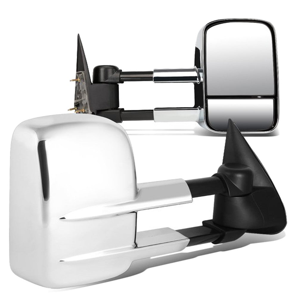 Left/Right Chrome Towing Side Mirror Manual Adjustment 02-06 Escalade BFC-VMIR-001-T222-CH