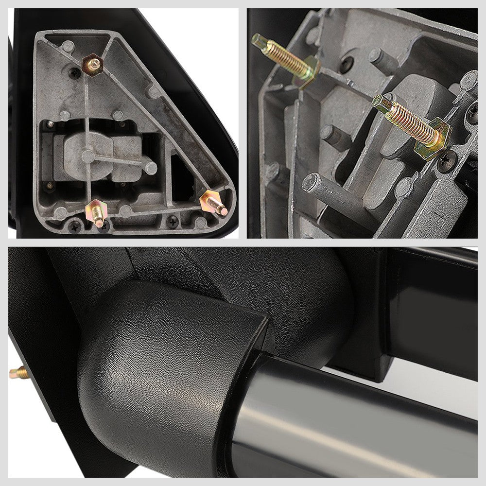 Left/Right Chrome Towing Side Mirror Manual Adjustment for 02-06 Escalade
