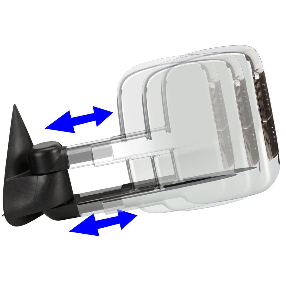 Left&Right Towing Side Mirror Powered Heated LED Turn Signal for 02-06 Escalade