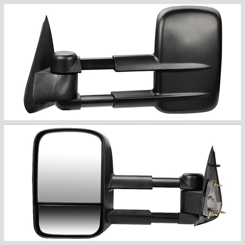 Left/Right Black Towing Side Mirror Powered Adjustment W/Heated for 04 Heritage