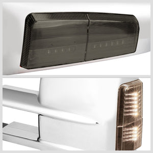 Left/Right Chrome Towing Side Mirror Powered LED Turn Signal for 97-99 F-250