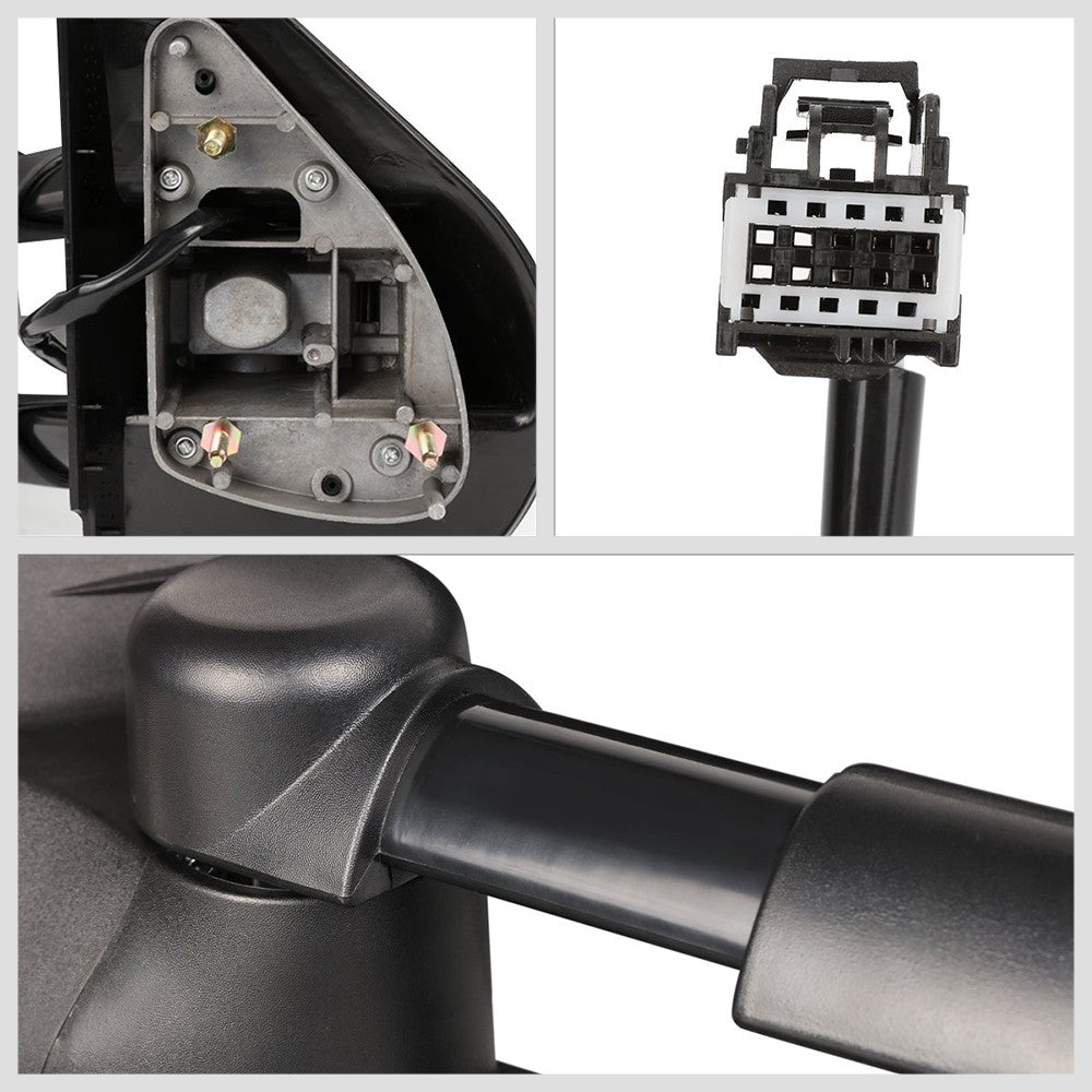 Left/Driver Black Towing Side Mirror Powered Adjustment W/Heated for 07-13 Yukon