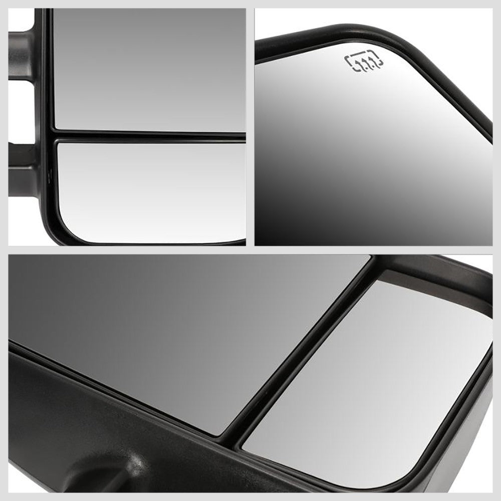 Right Black Towing Side Mirror Powered Adjustment W/Heated for 97-03 F-150