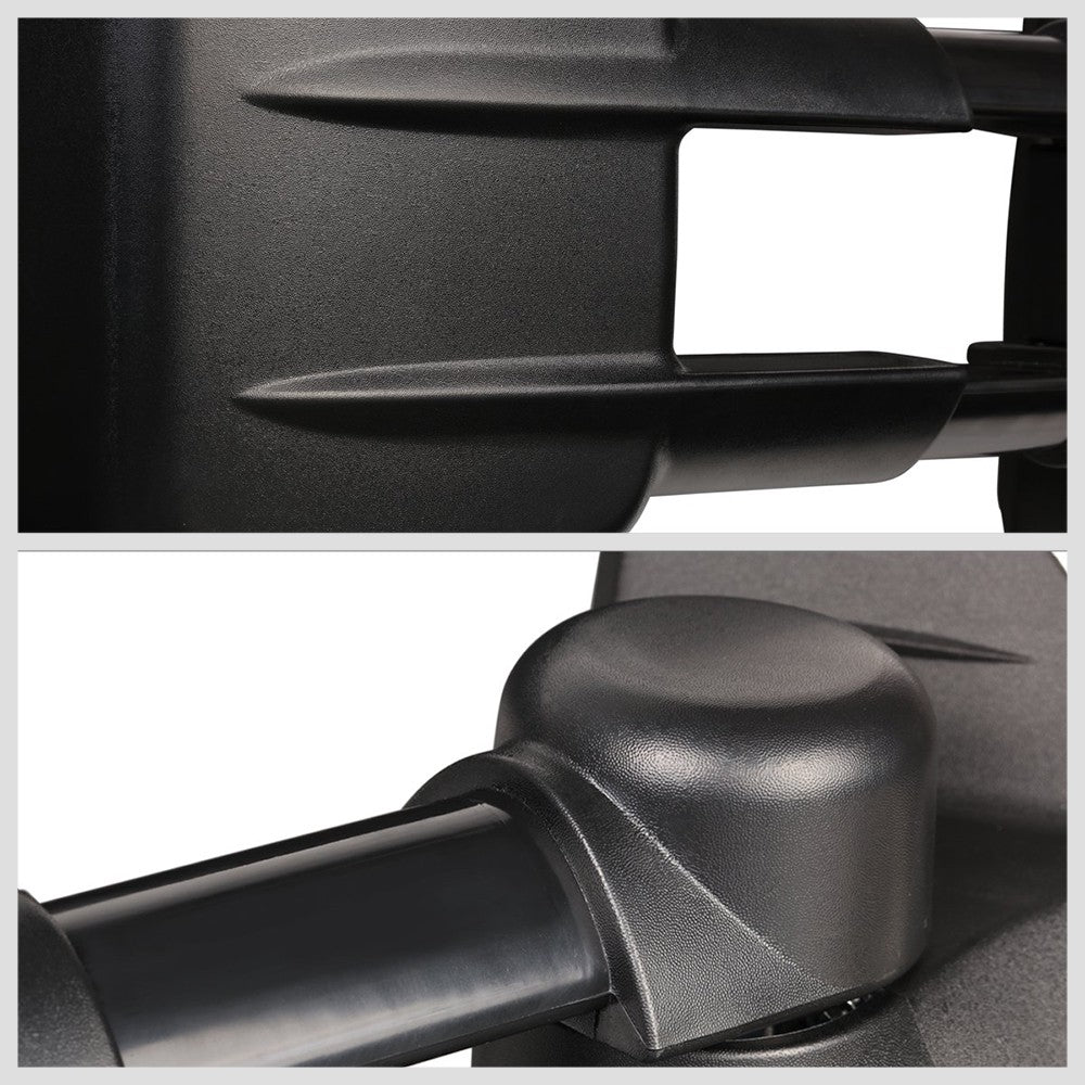 Left/Right Black Towing Side Mirror Powered W/Heated for 07-13 Silverado 1500
