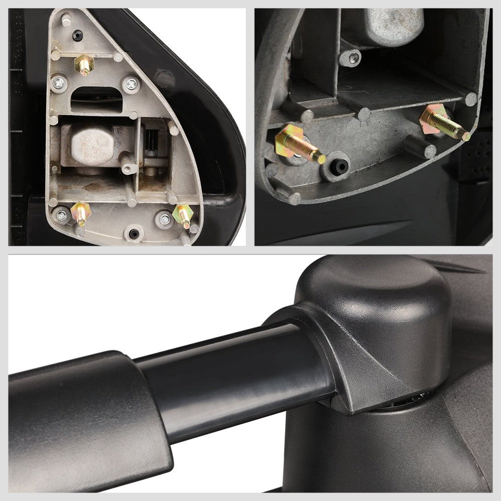 Left/Right Black Towing Side Mirror Manual Adjustment for 07-13 Avalanche