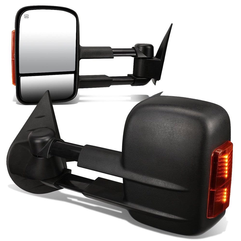 Left/Right Towing Side Mirror Powered Heated Turn Signal 07-13Yukon BFC-VMIR-003-T888-BK-AM