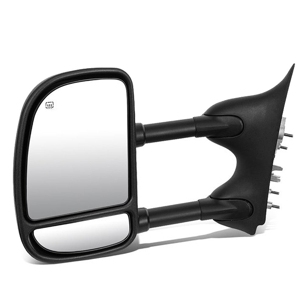 Left/Driver Black Towing Side Mirror Powered+ Heated 99-07 F-350SD BFC-VMIR-004-T111-BK-L