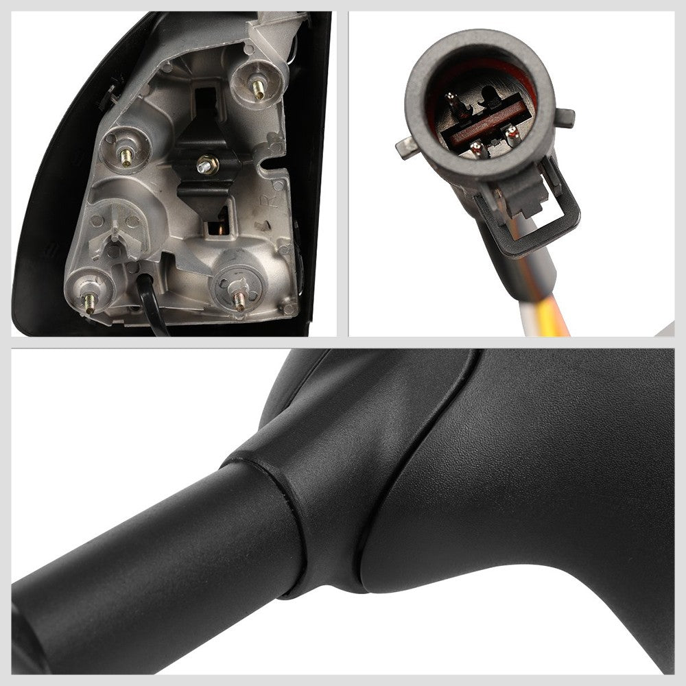 Right Black Towing Side Mirror Powered Adjustment W/Heated for 99-07 F-450 SD