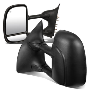 Left/Right Black Towing Side Mirror Powered+ Heated 99-07 F-250 SD BFC-VMIR-004-T111-BK