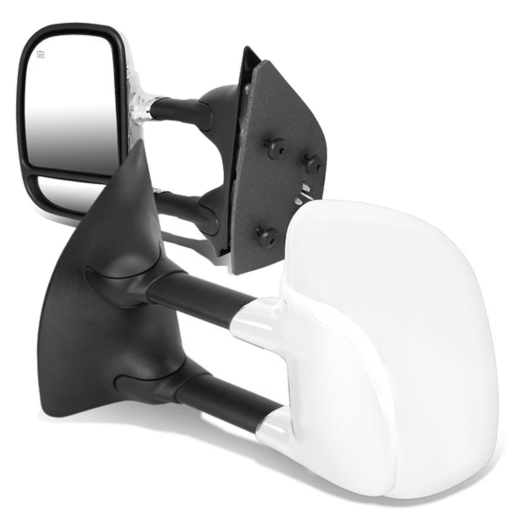 Left/Right Chrome Towing Side Mirror Powered+ Heated 99-07 F-250SD BFC-VMIR-004-T111-CH