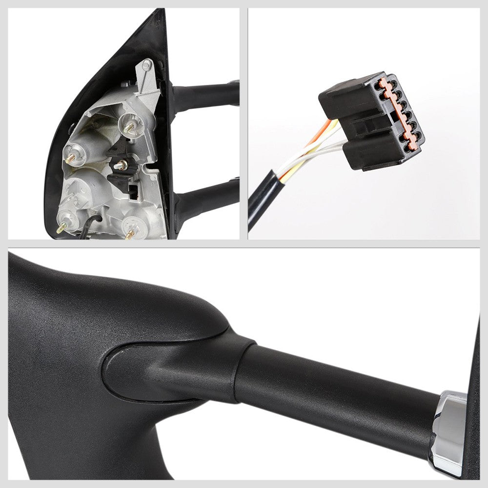 Left/Right Chrome Towing Side Mirror Powered W/Heated for 99-07 F-250SD