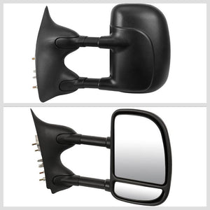 Left/Right Black Towing Side Mirror Manual Adjustment for 99-07 F-350 SD