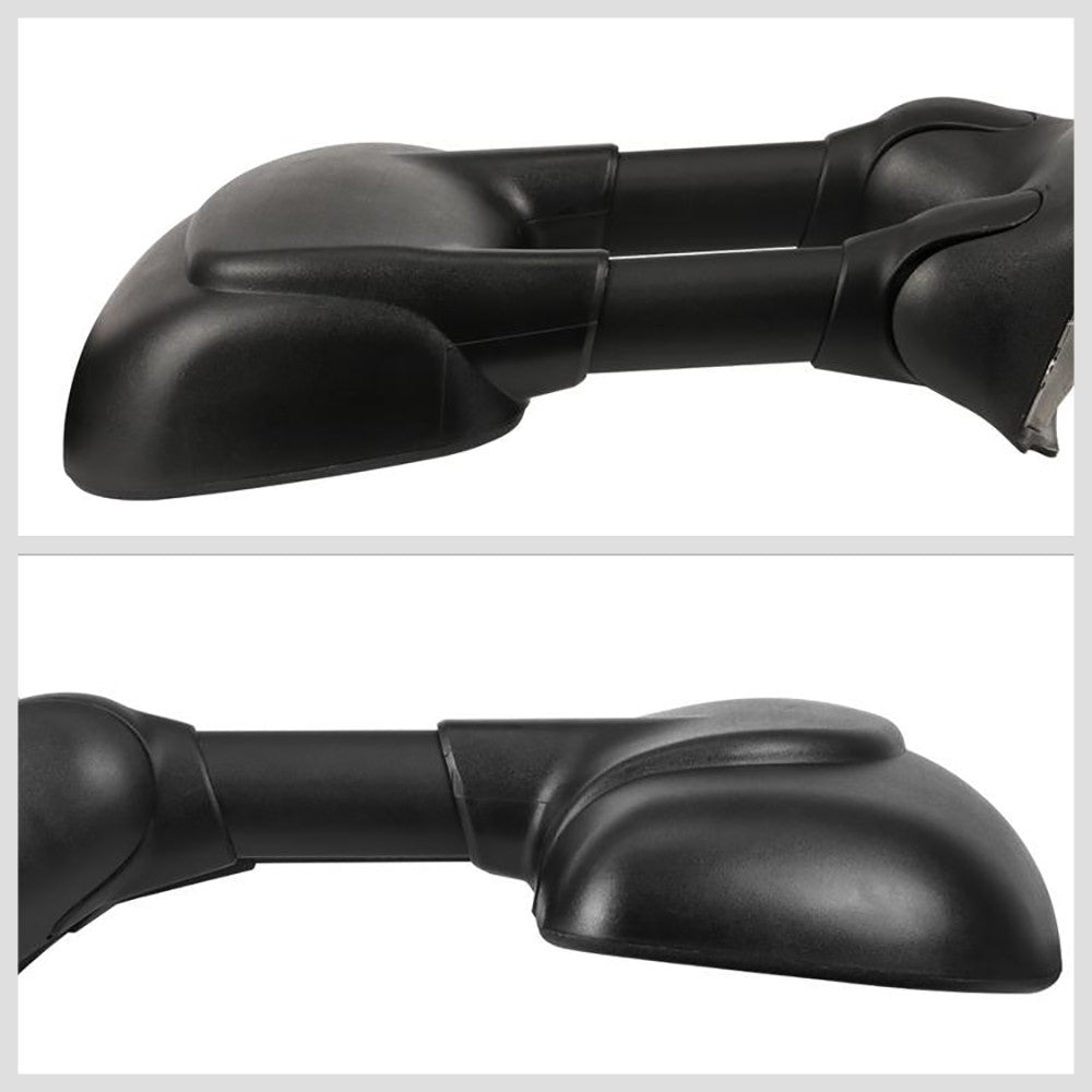 Left/Right Black Towing Side Mirror Manual Adjustment for 99-07 F-350 SD