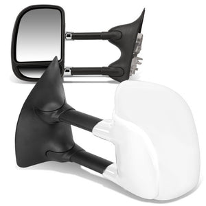 Left/Right Chrome Towing Side Mirror Manual Adjustment 99-07 F-350 SD BFC-VMIR-004-T222-CH