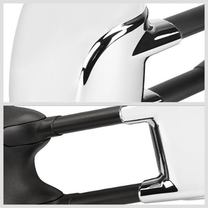 Left/Right Chrome Towing Side Mirror Manual Adjustment for 99-07 F-350 SD