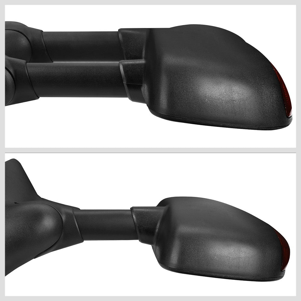 Left Black Towing Side Mirror Powered Adjustment W/Heated for 99-07 F-350 SD