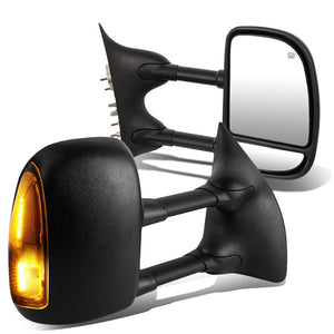 Left/Right Towing Side Mirror Powered Heat Turn Signal 99-07 F-250SD BFC-VMIR-004-T888-BK-SM