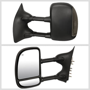 Left/Right Towing Side Mirror Powered W/Heated LED Turn Signal for 99-07 F-250SD