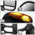 Left/Right Towing Side Mirror Powered W/Heated LED Turn Signal for 99-07 F-250SD