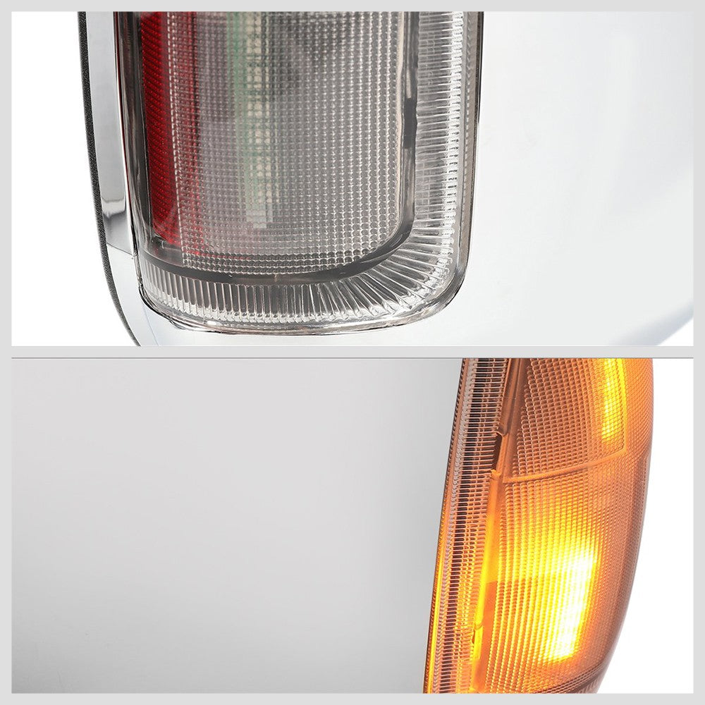 Left/Right Towing Side Mirror Powered+ W/Heated LED Turn Signal for 99-07 F350SD