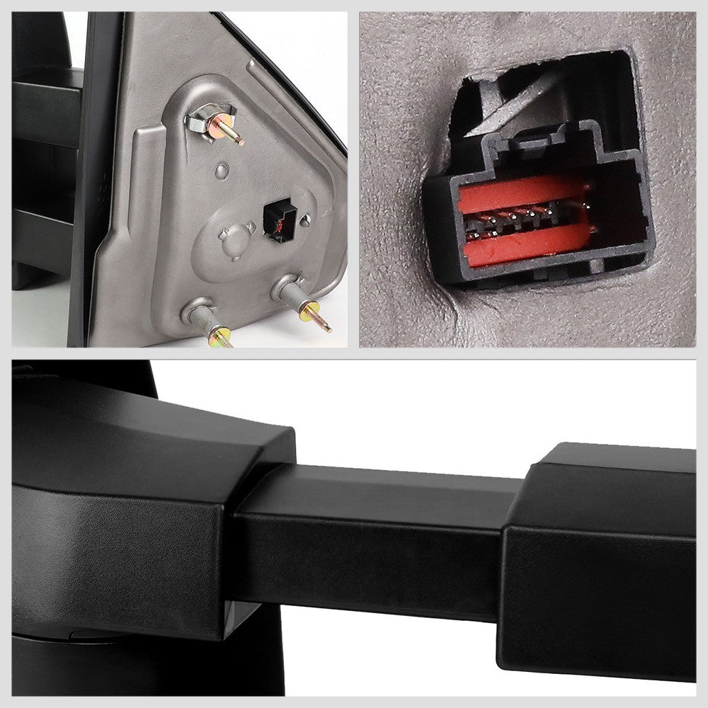 Left/Right Black Towing Side Mirror Powered W/Heated Turn Signal for 04-14 F150