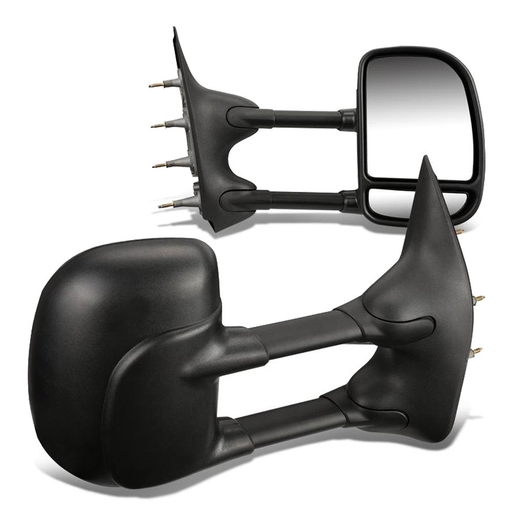 Left/Right Towing Side Mirror Powered Adjustment Heated 03-14 E-150 BFC-VMIR-010-T222-BK