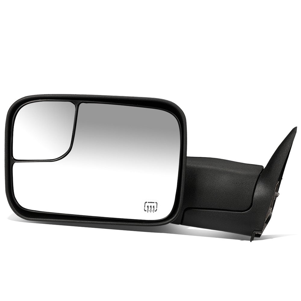 Left Towing Side Mirror Powered Adjustment Heated 98-02 Ram 2500 BFC-VMIR-011-T111-BK-L