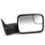 Right Black Towing Side Mirror Manual Adjustment Heated 94-02 Ram3500 BFC-VMIR-011-T222-BK-R