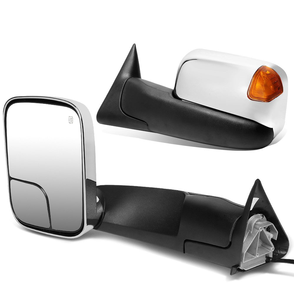 Left/Right Towing Side Mirror Powered Adjustment Heated 98-02 Ram 3500 BFC-VMIR-011-T999-CH-AM