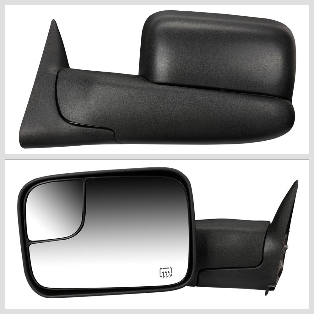 Left/Driver Towing Side Mirror Powered Adjustment W/Heated for 03-09 Ram 3500