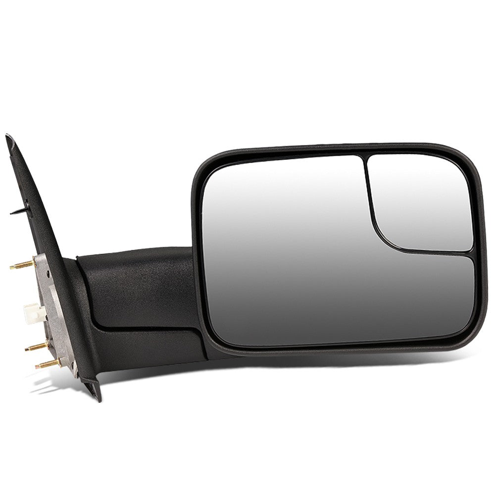 Right Towing Side Mirror Powered Adjustment Heating 03-09 Ram2500 BFC-VMIR-012-T222-BK-R