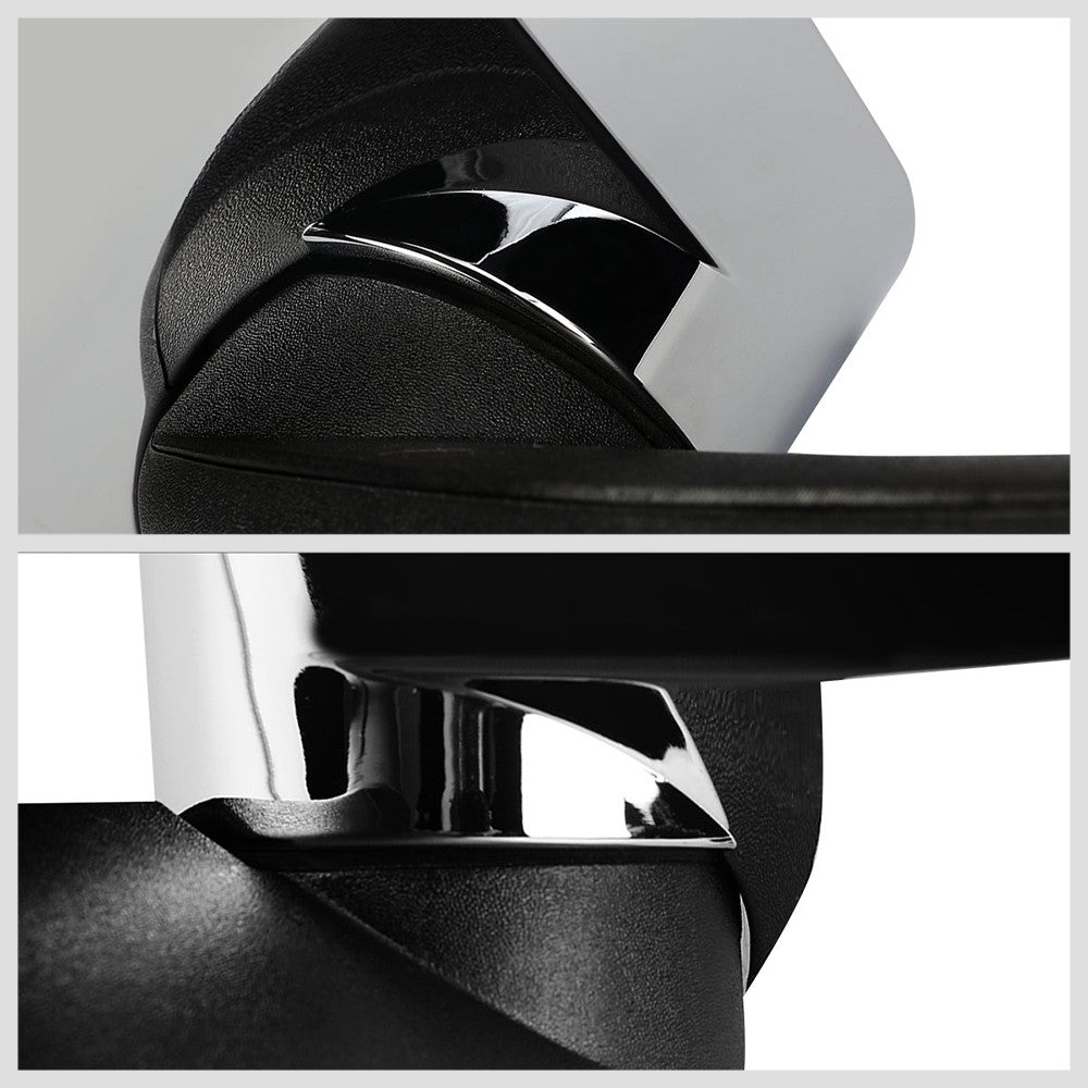 Left/Right Chrome Towing Side Mirror Manual+ LED Turn Signal for 03-09 Ram 3500