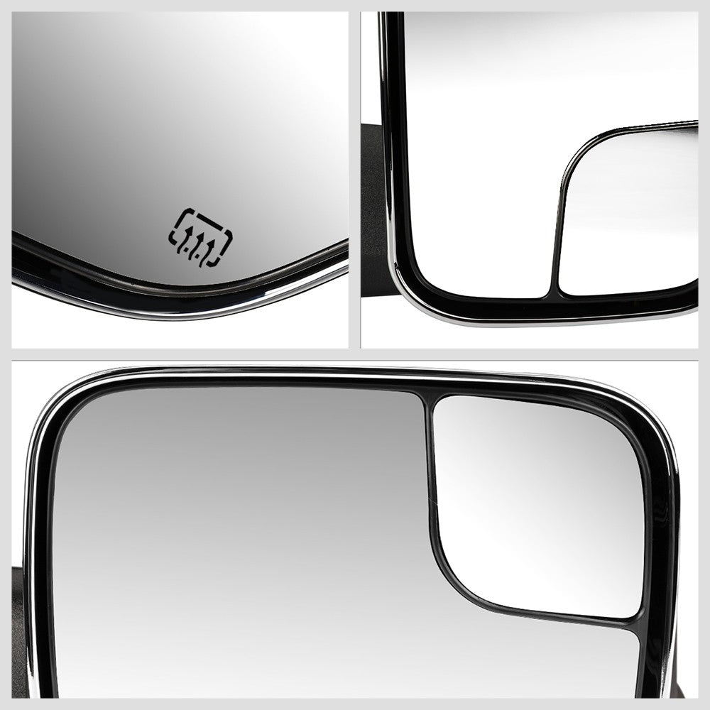 Left/Right Towing Side Mirror Powered Heated LED Turn Signal for 02-08 Ram 1500