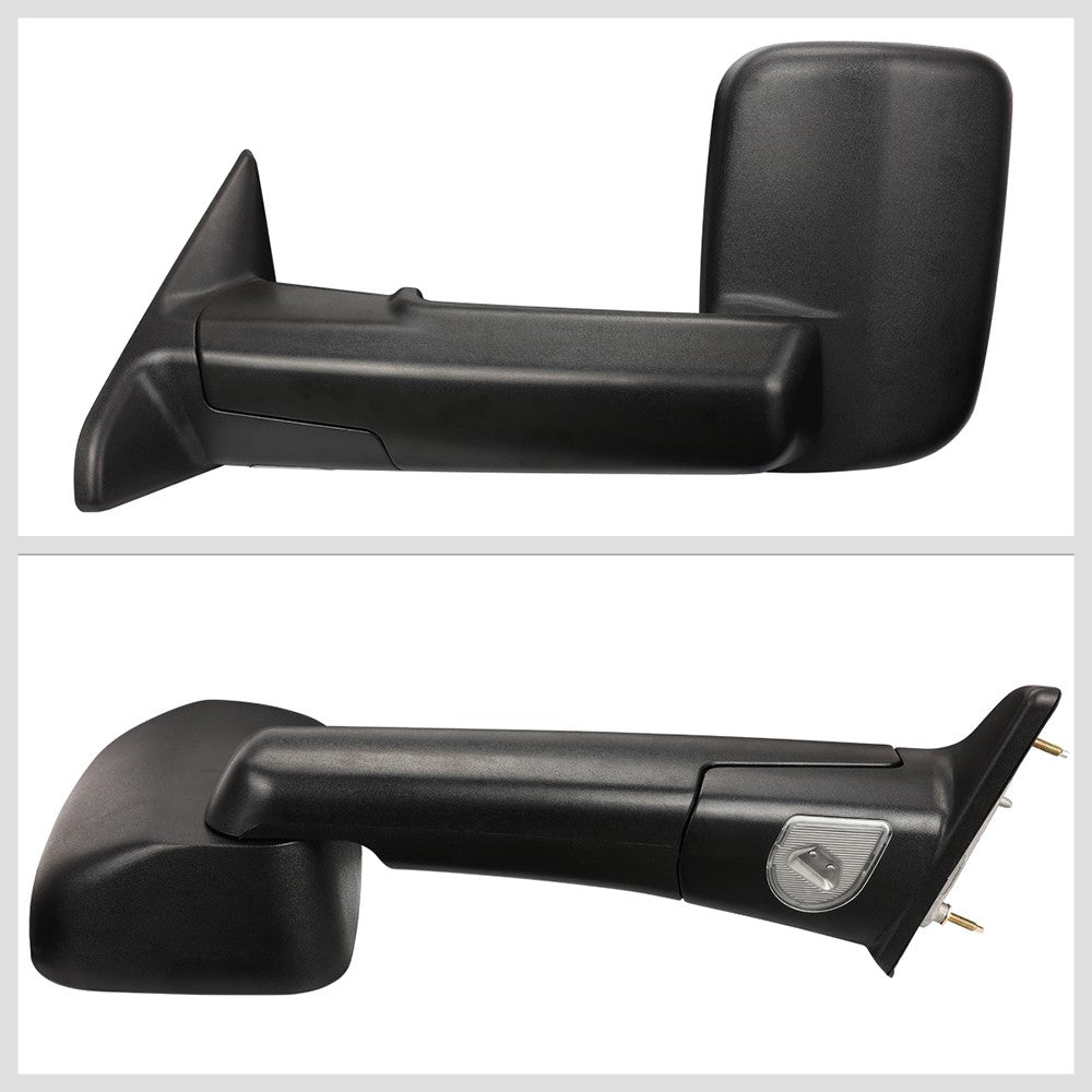 Left/Right Black Towing Side Mirror Powered W/Heated for 03-09 Ram3500