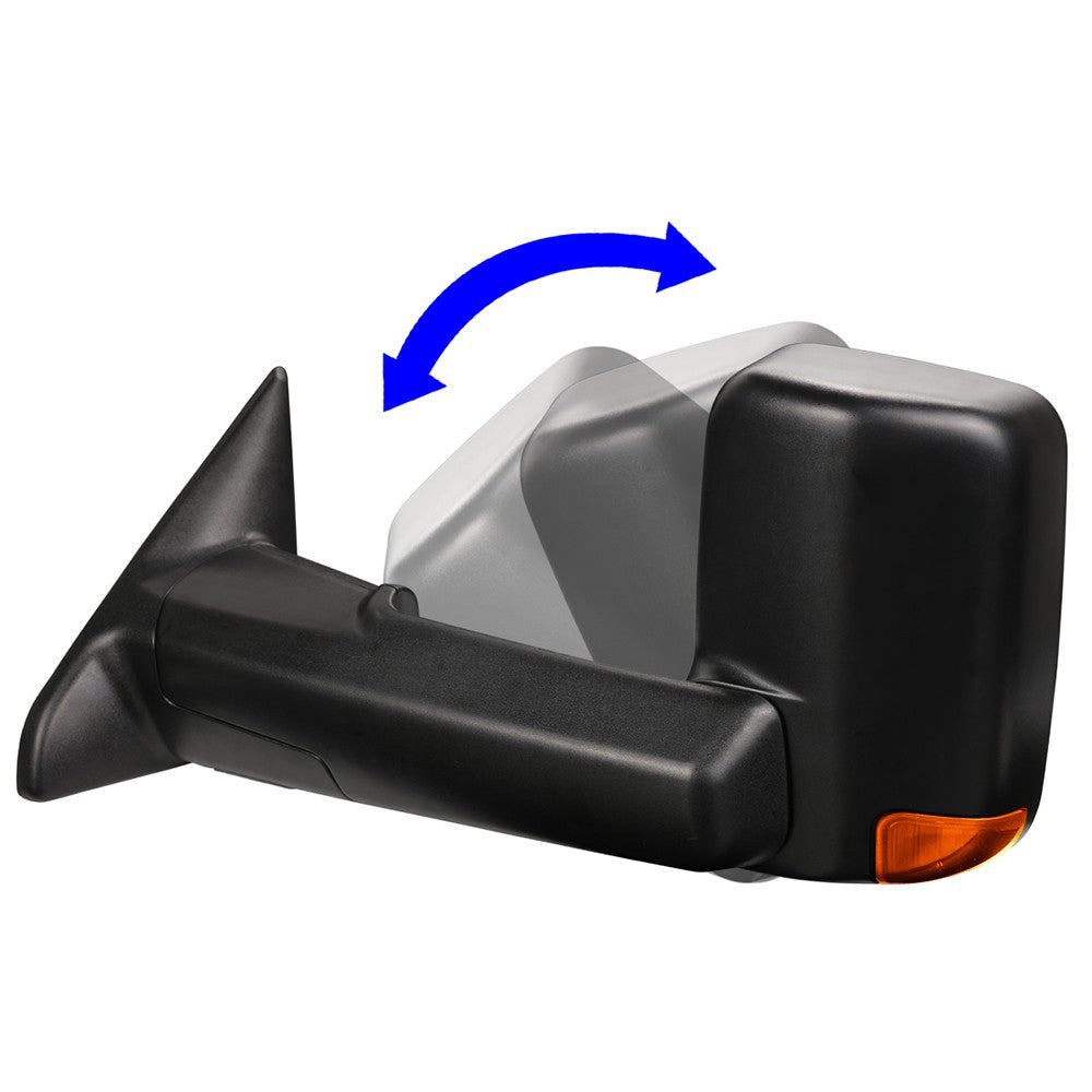 Left/Right Towing Side Mirror Powered Adjustment W/Heated for 09-10 Ram 1500