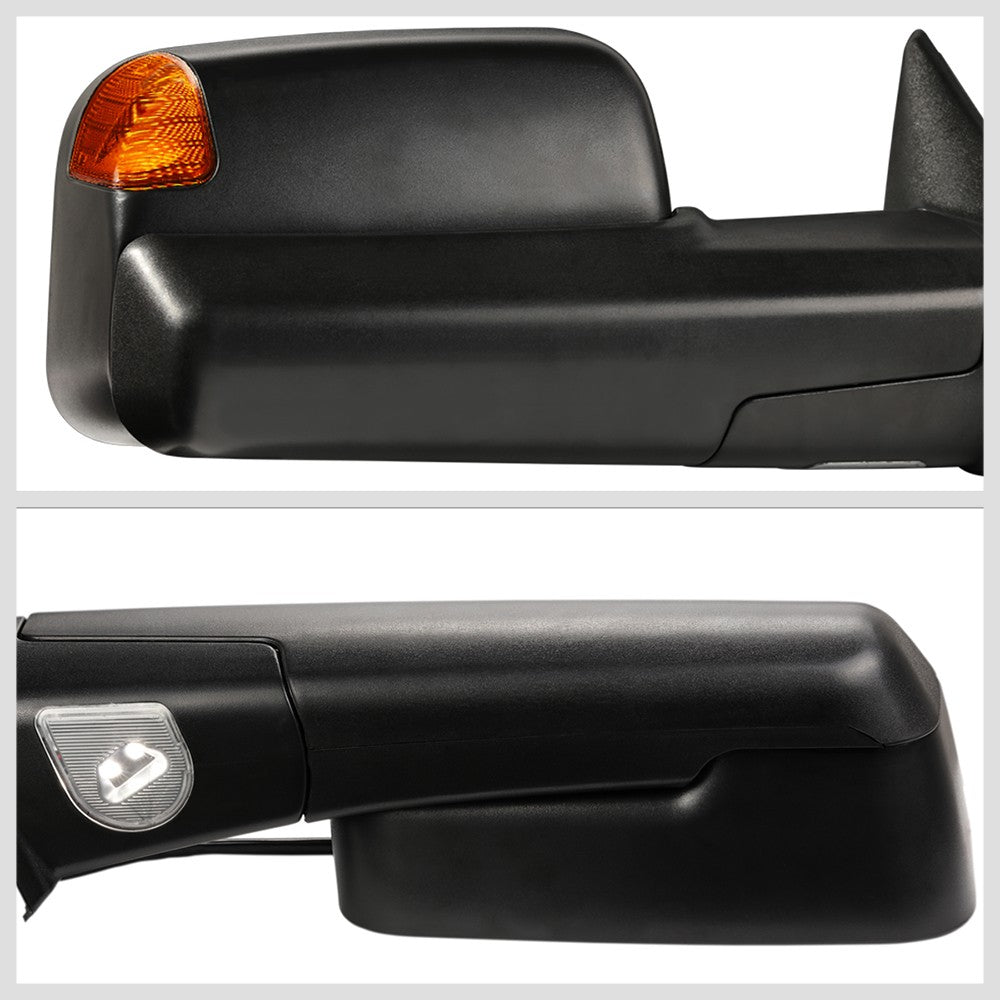 Left/Right Towing Side Mirror Powered Adjustment W/Heated for 09-10 Ram 1500